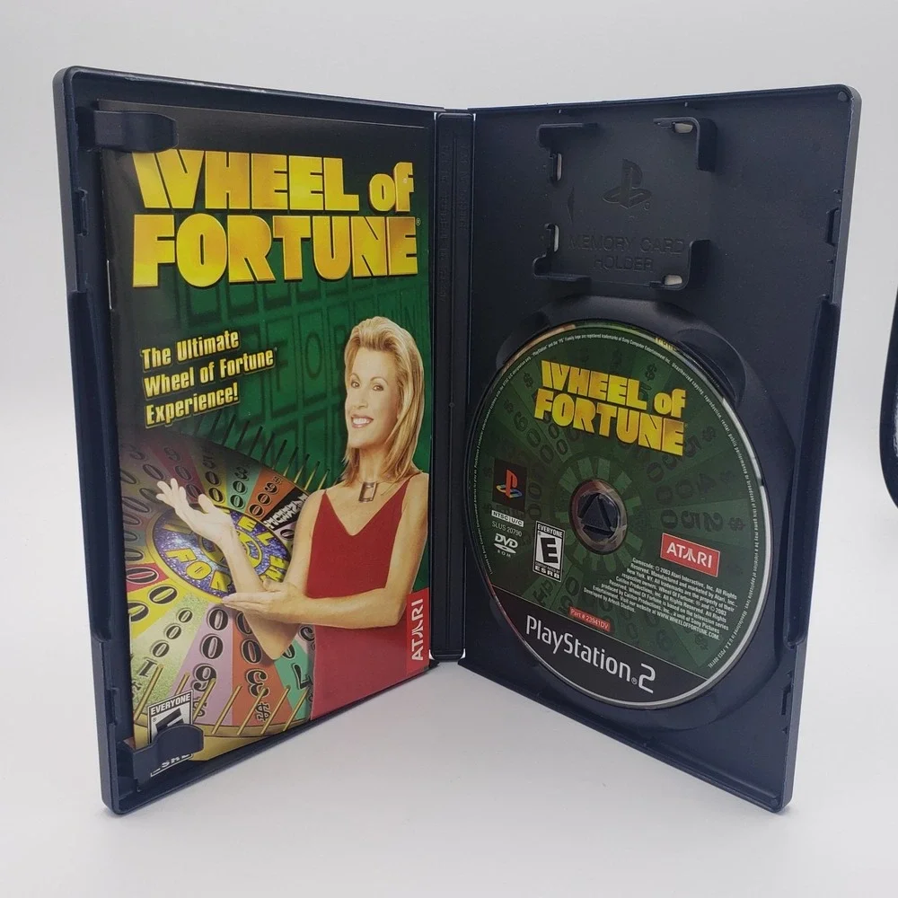 Wheel of Fortune Sony PlayStation‎ 2 PS2 Atari 2003 Vanna White CIB SLUS-20796